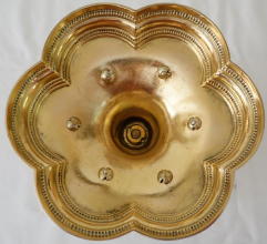 Solid silver gilt antique French Gothic Chalice.